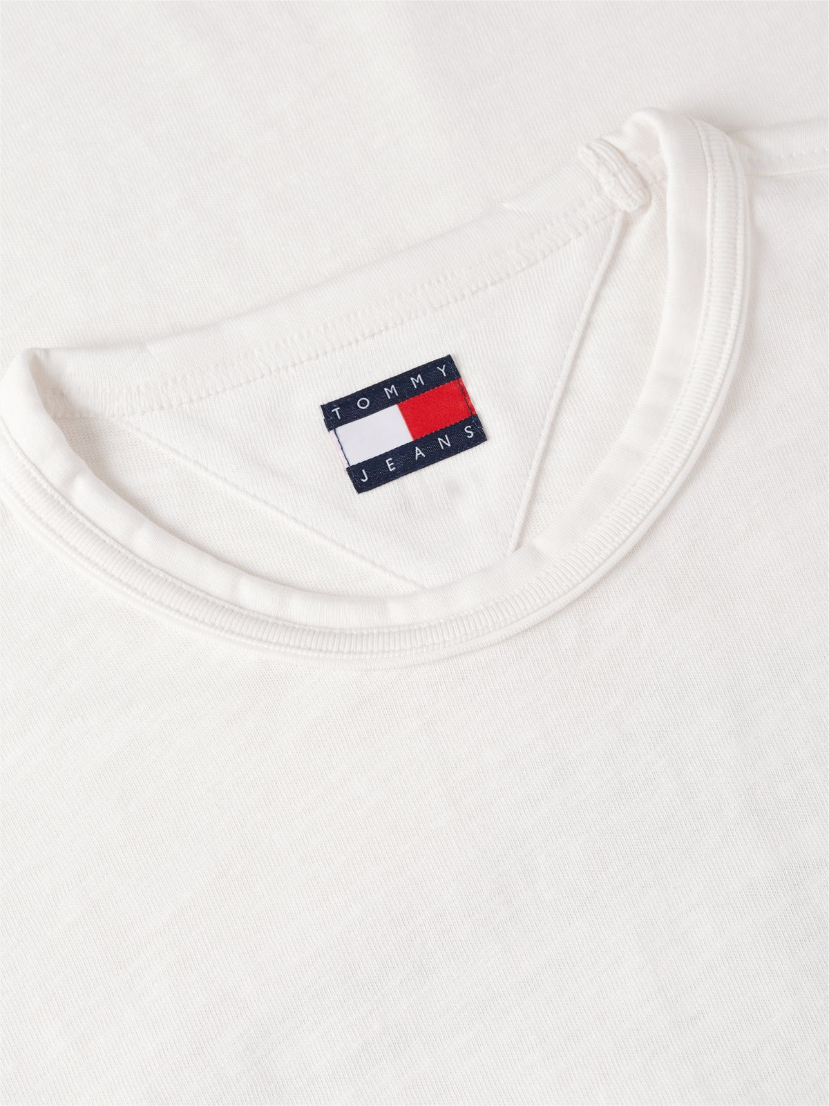 Back Graphic Textured Relaxed T-Shirt — White