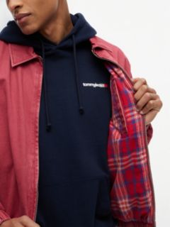 Washed Relaxed Harrington Jacket — Red 3