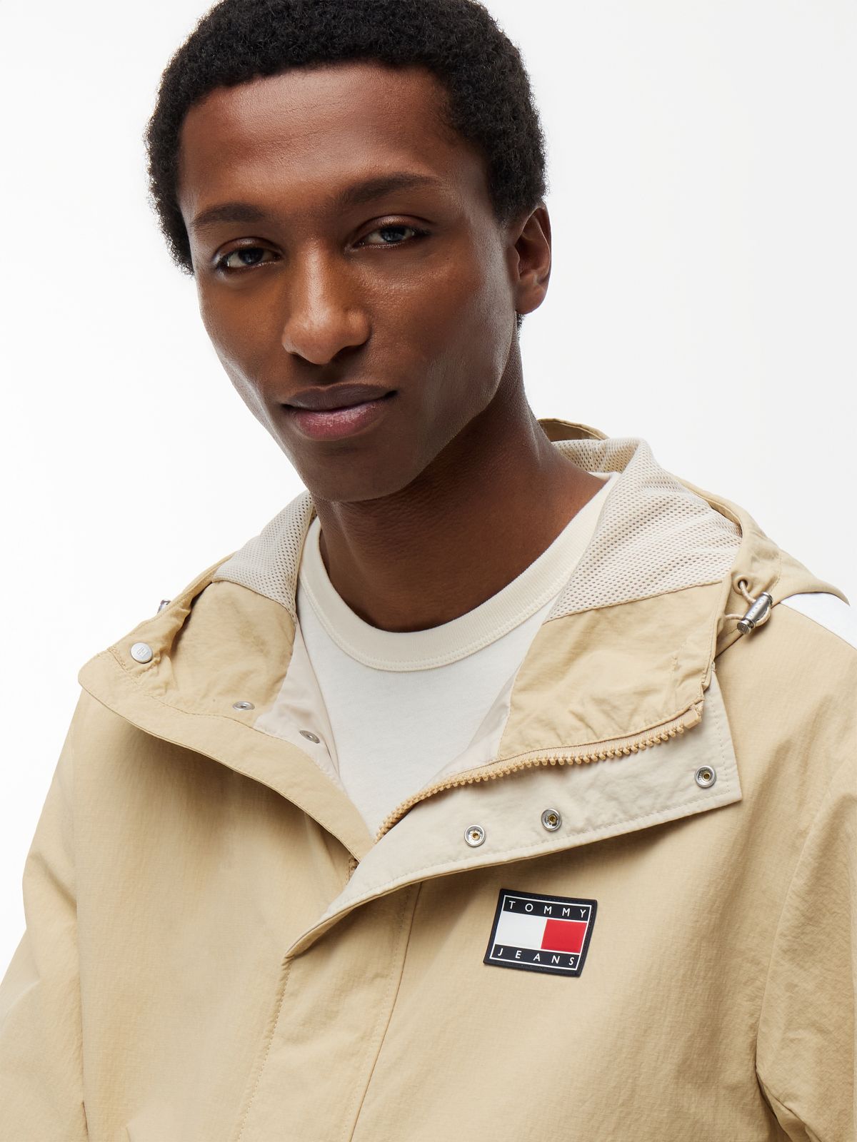 Logo Regatta Relaxed Ripstop Windbreaker — Beige