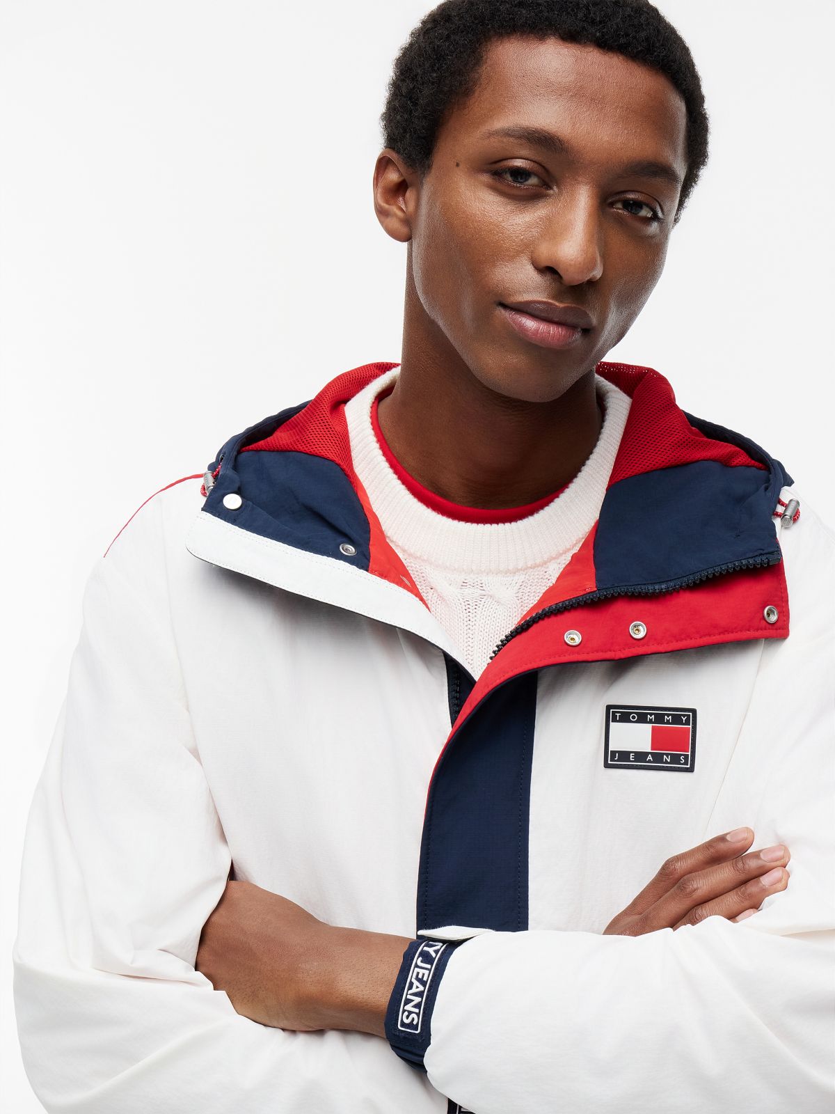 Logo Regatta Relaxed Ripstop Windbreaker — Blue