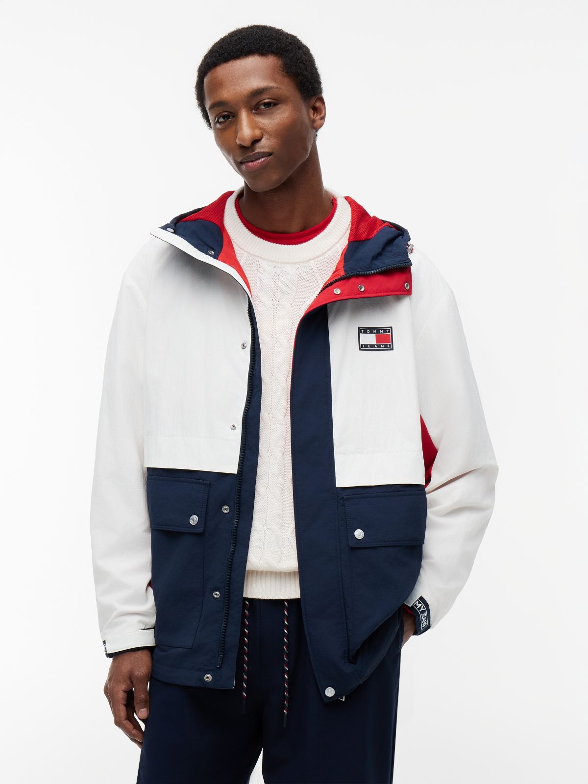 Logo Regatta Relaxed Ripstop Windbreaker — Blue