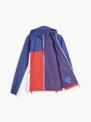 multi packable ripstop relaxed hooded jacket for men tommy jeans