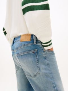 Austin Slim Tapered Leg Whiskered Jeans — Blue 3