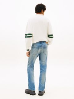 Austin Slim Tapered Leg Whiskered Jeans — Blue 4