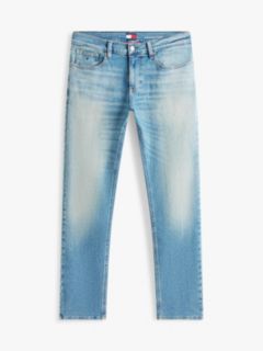 Austin Slim Tapered Leg Whiskered Jeans — Blue 5