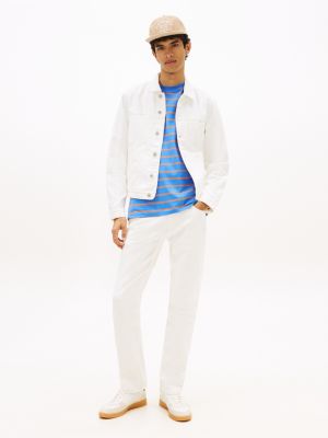 white scanton slim white jeans for men tommy jeans