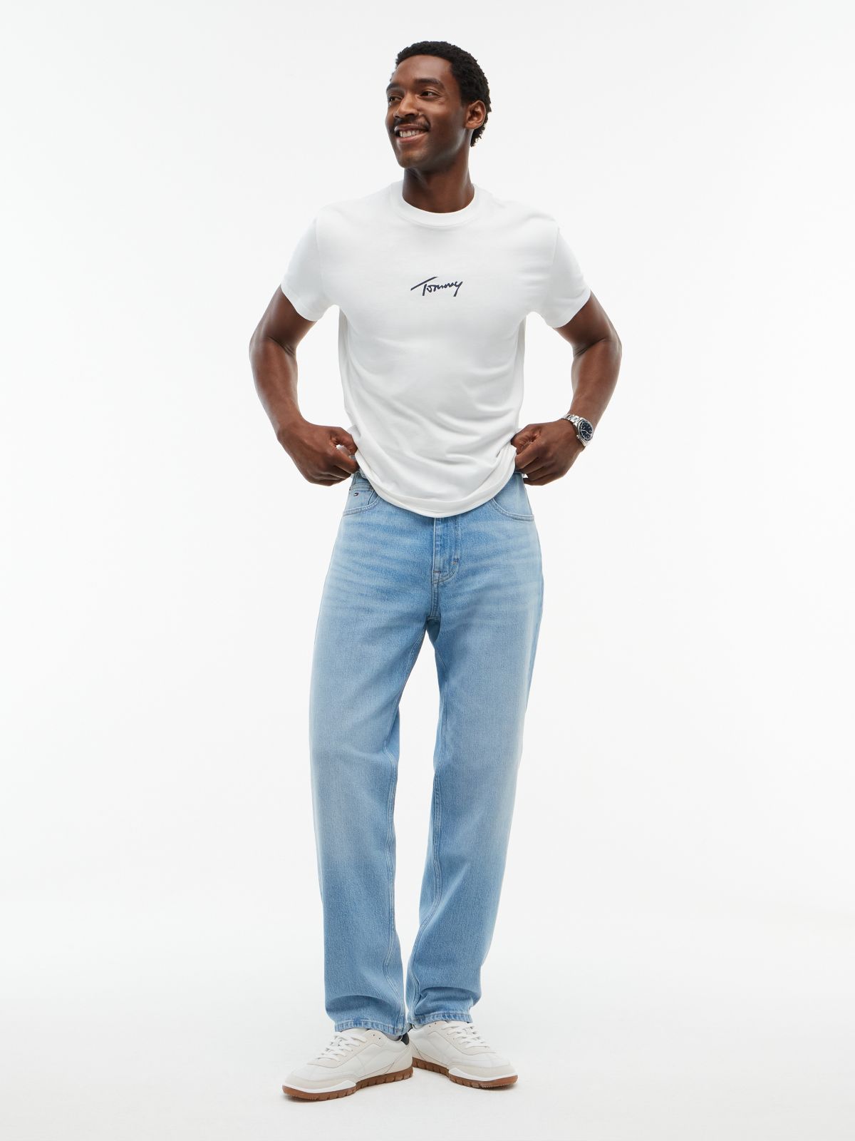 Sonny Tapered Leg Jeans — Blue