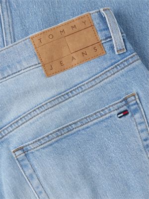 vaqueros sonny cónicos de corte regular azul de hombres tommy jeans