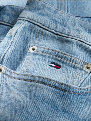 blue sonny tapered leg jeans for men tommy jeans