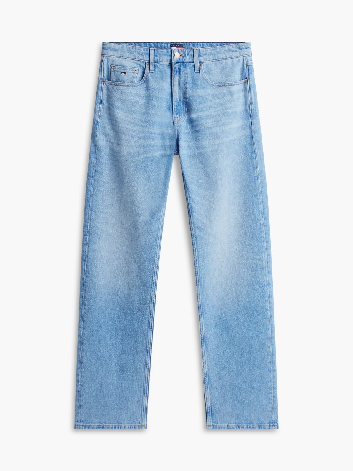 Otis Regular Straight Leg Faded Jeans — Blue