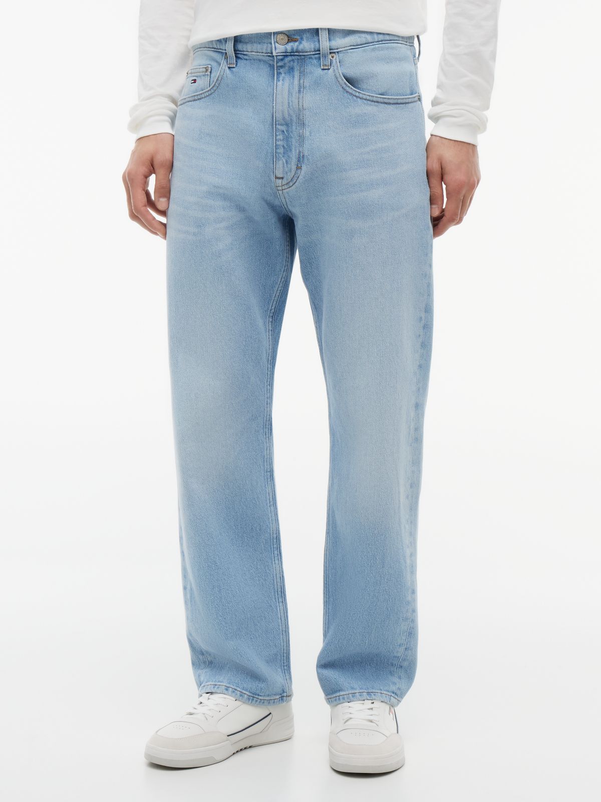 Otis Regular Straight Leg Faded Jeans — Blue