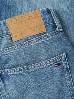 denim otis regular straight jeans with linen for men tommy jeans