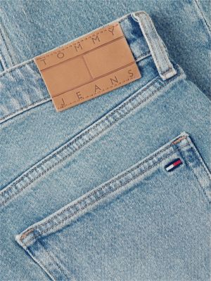 blau scanton slim jeans mit fade-effekt im vintage-look für herren - tommy jeans