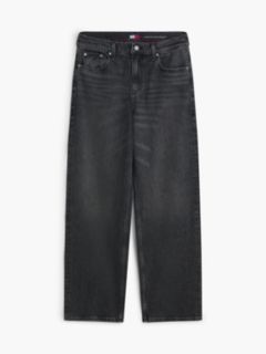 Jaimie Loose Straight Faded Jeans — Black 5