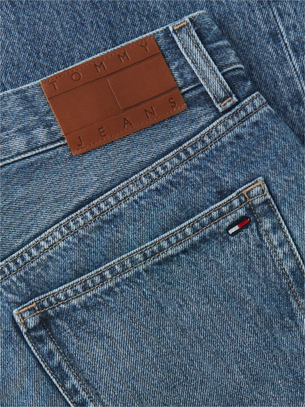 Sonny Tapered Vintage Distressed Jeans — Blue