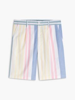 Mixed Stripe Oxford Shorts — Multi 5