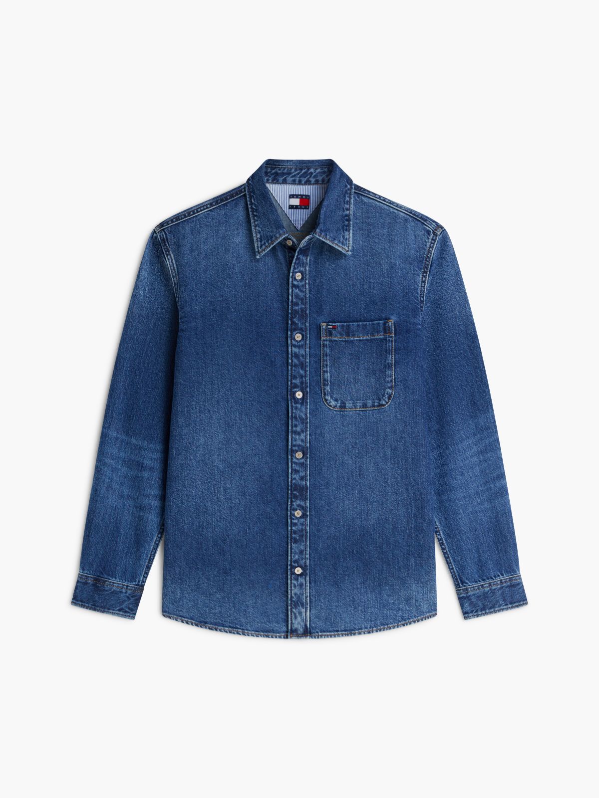 Regular Fit Denim Shirt — Blue