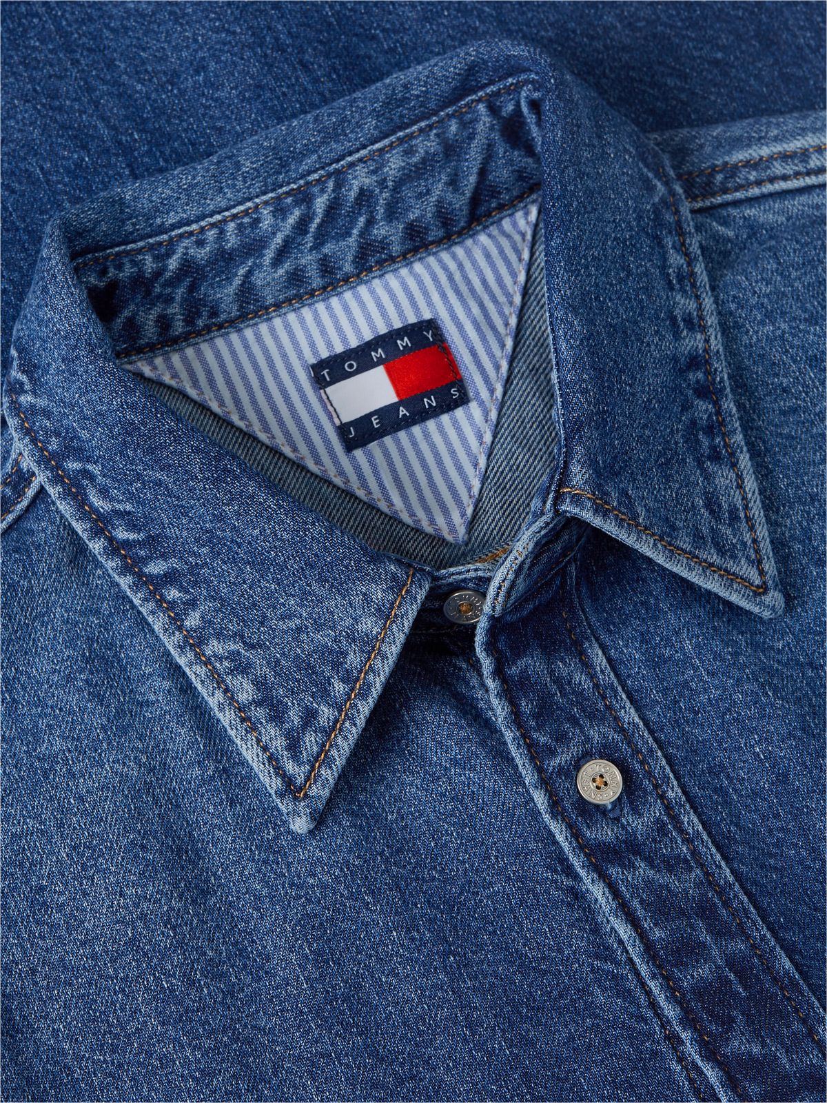 Regular Fit Denim Shirt — Blue