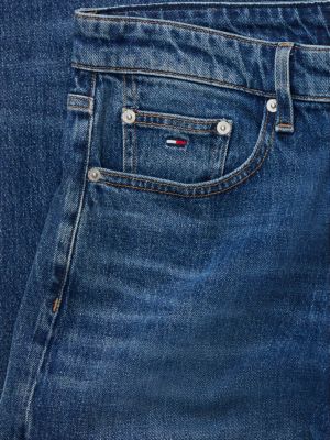 blau otis regular straight leg jeans für herren - tommy jeans