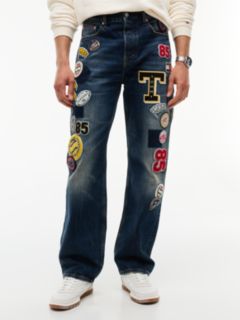 Otis Straight Multi Logo Jeans — Denim 1