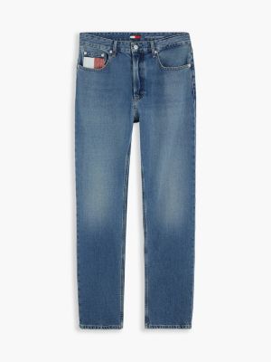 denim ryan slim straight flag pocket jeans for men tommy jeans