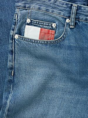 denim ryan slim straight flag pocket jeans for men tommy jeans