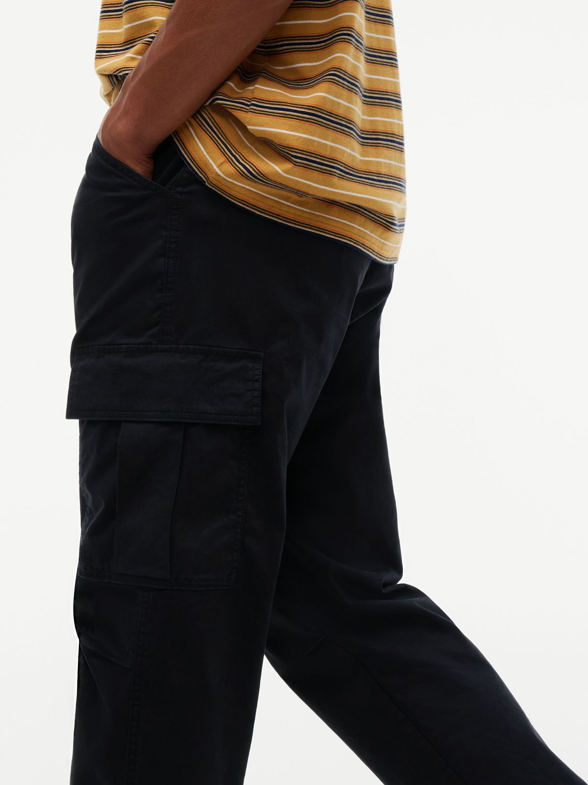 Sonny Tapered Cargo Joggers — Black