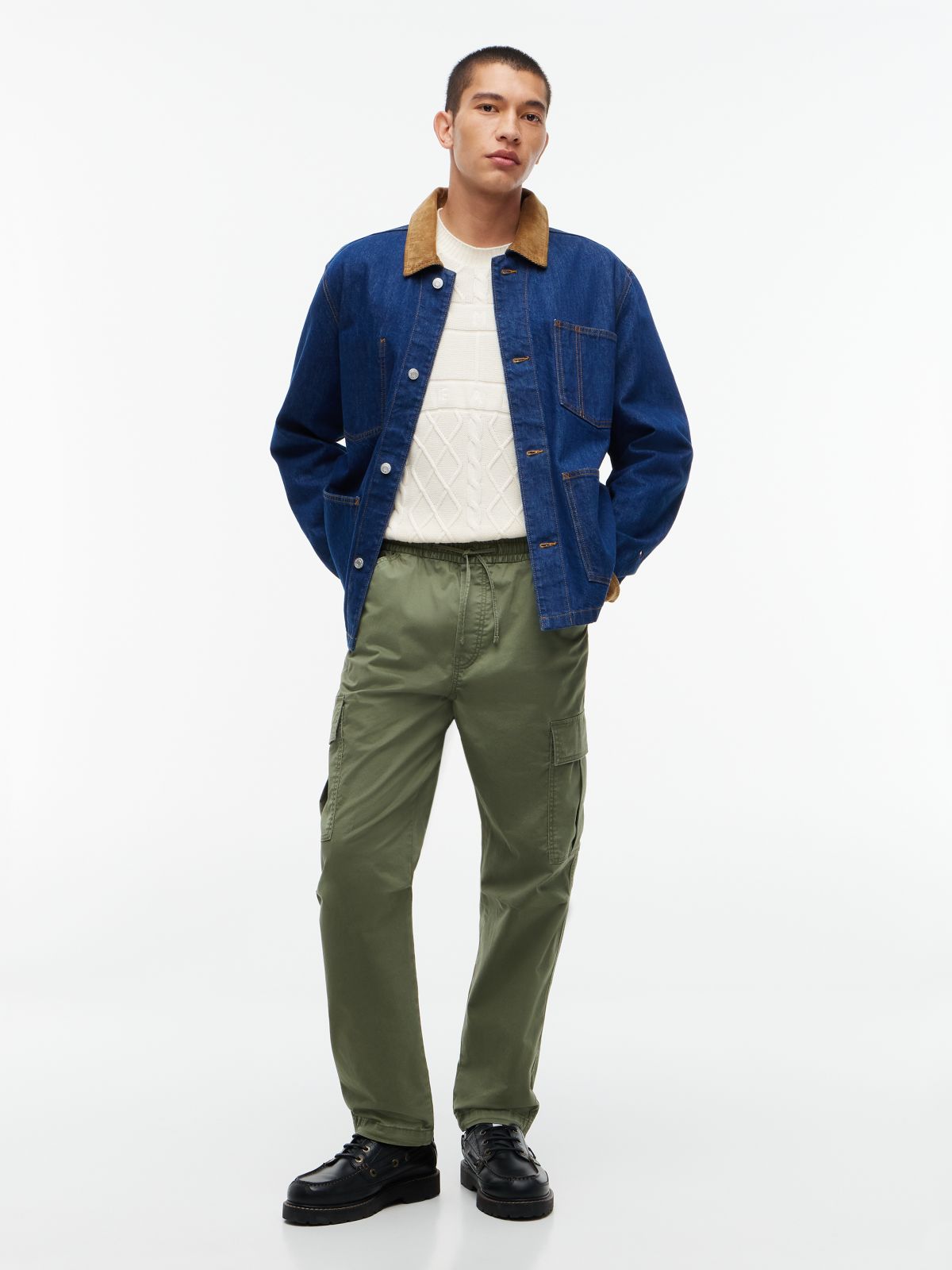 Sonny Tapered Cargo Joggers — Green