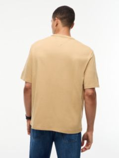 Classic Logo Oversized Jersey T-Shirt — Beige 4