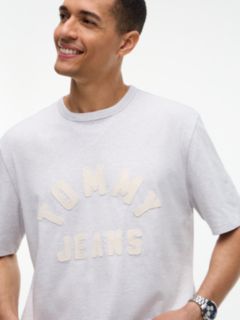 Classic Logo Oversized Jersey T-Shirt — Grey 3