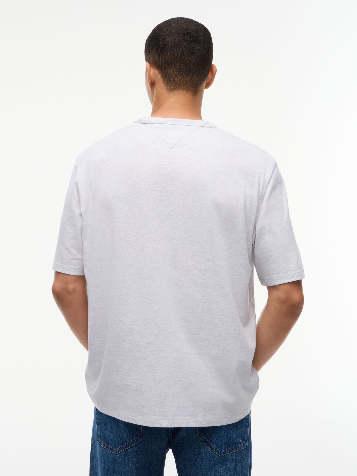 Classic Logo Oversized Jersey T-Shirt — Grey