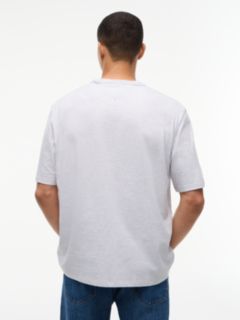 Classic Logo Oversized Jersey T-Shirt — Grey 4