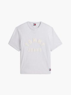 Classic Logo Oversized Jersey T-Shirt — Grey 5