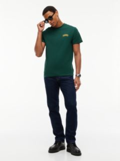 Logo Slim Jersey T-Shirt — Green 2