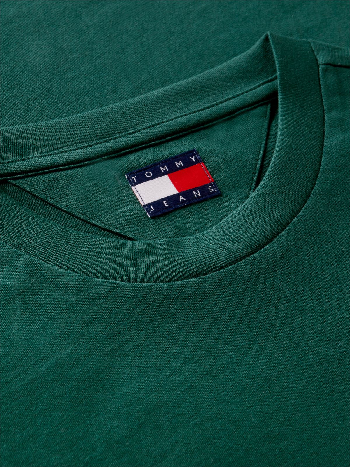 Logo Slim Jersey T-Shirt — Green