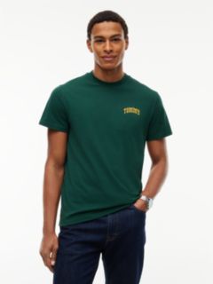 Logo Slim Jersey T-Shirt — Green 1