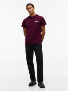 Logo Slim Jersey T-Shirt — Purple 2