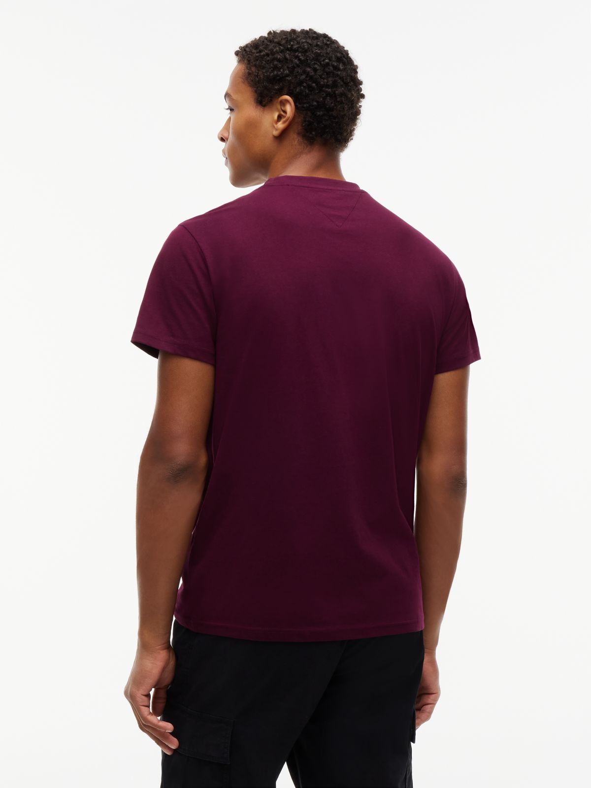 Logo Slim Jersey T-Shirt — Purple