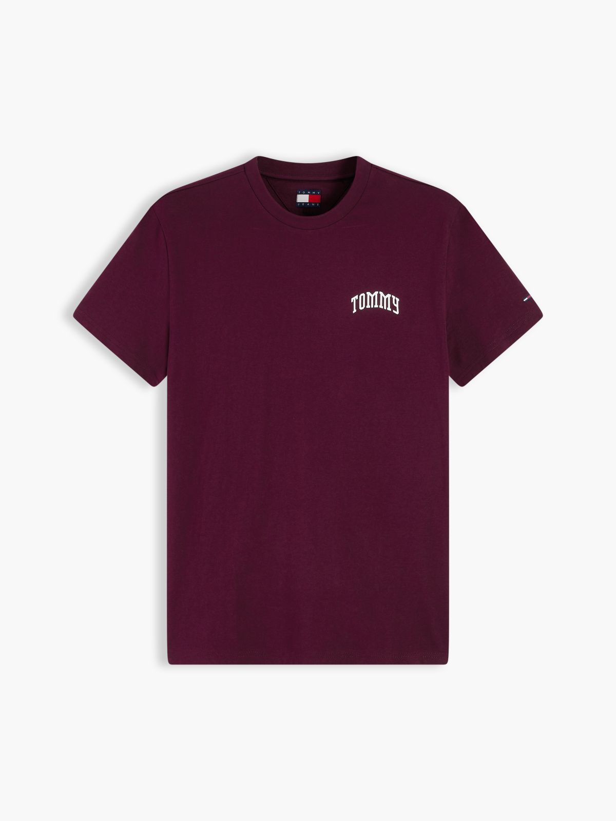 Logo Slim Jersey T-Shirt — Purple
