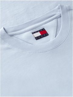 Wavy Flag Back Logo Relaxed T-Shirt — Blue 6