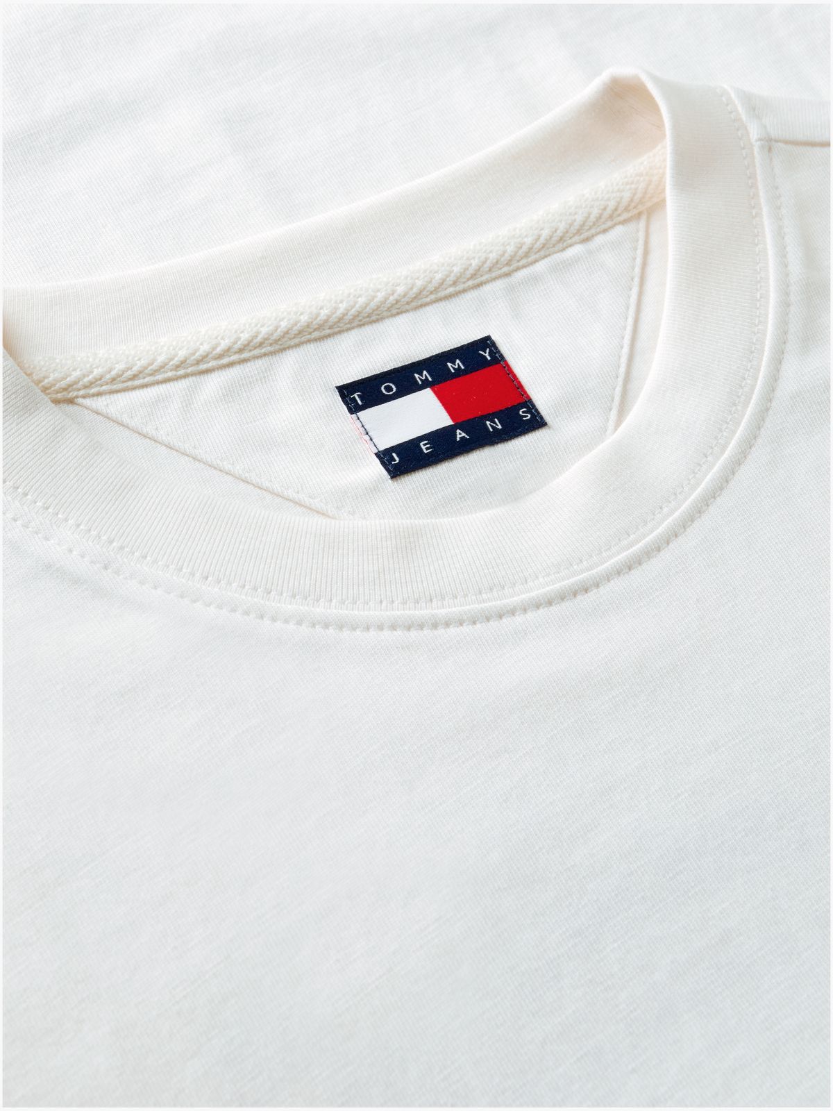 Back Graphic Jersey Crew Neck T-Shirt — White