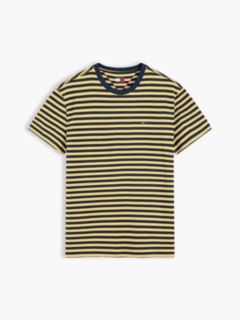 Tommy Flag Stripe Jersey T-Shirt — Blue 5