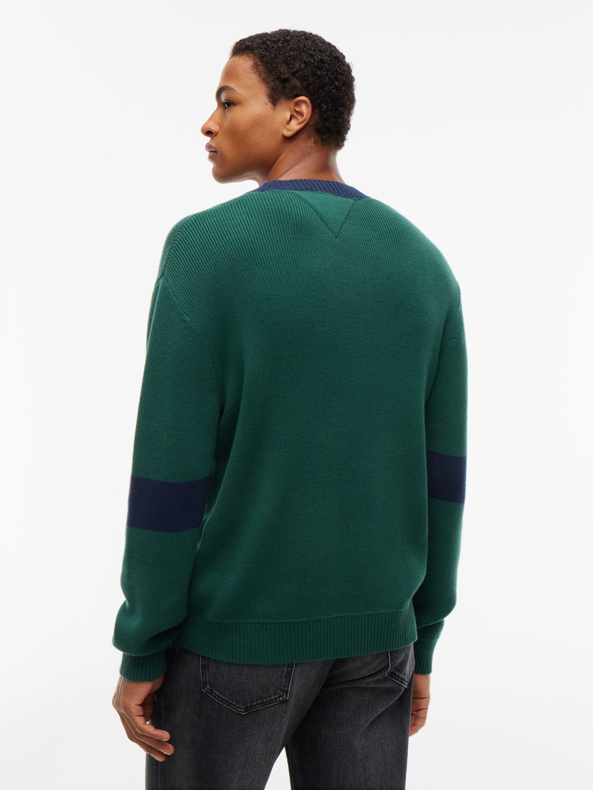 Classic Logo Appliqué Jumper — Green