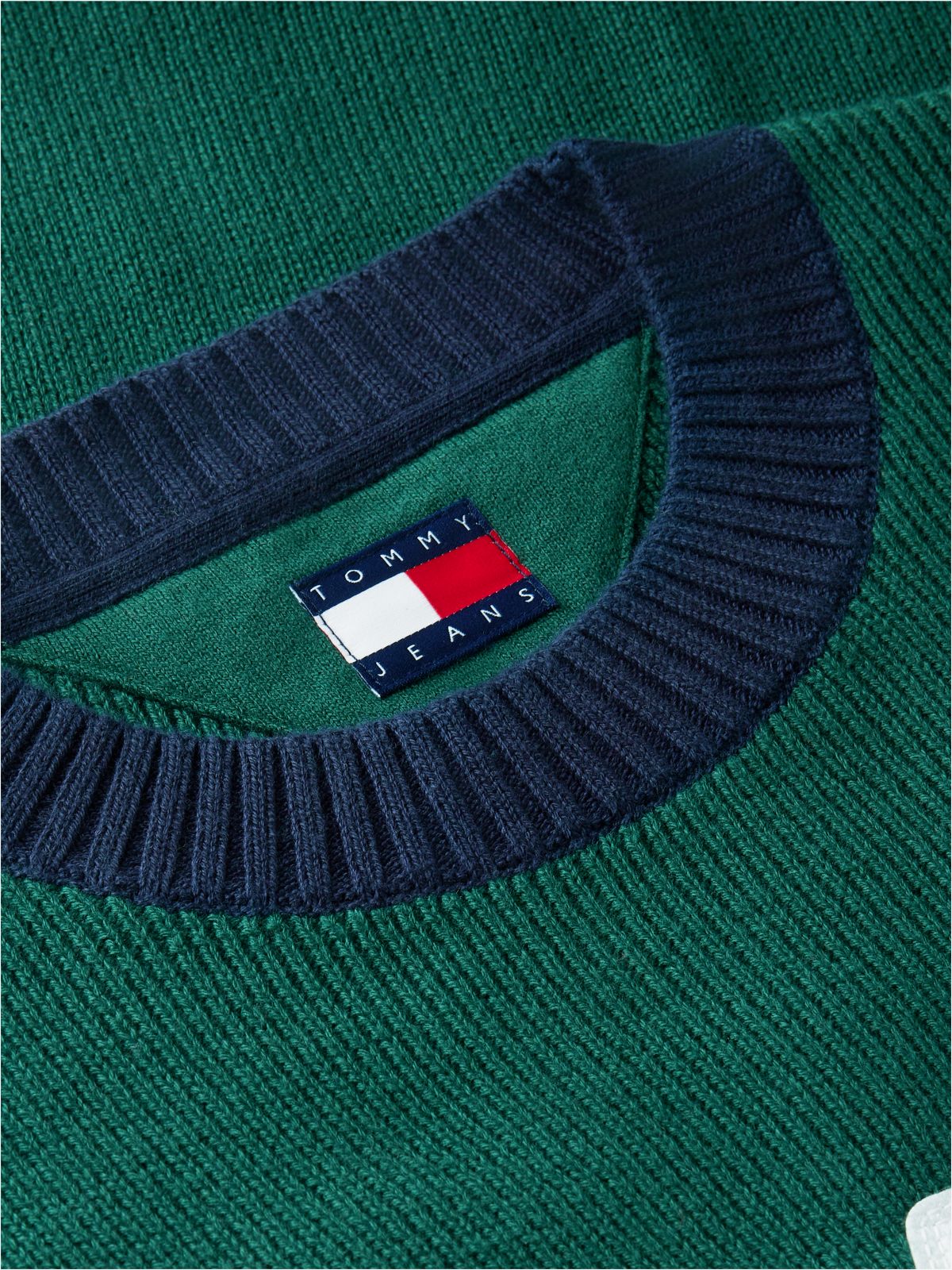 Classic Logo Appliqué Jumper — Green