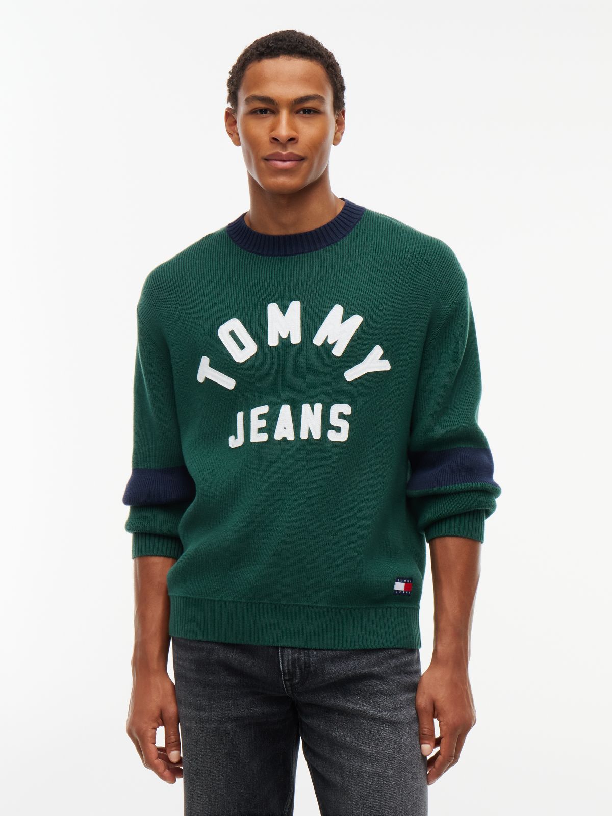 Classic Logo Appliqué Jumper — Green