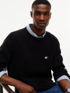 Badge Wool Blend Jumper With Alpaca — Black 3