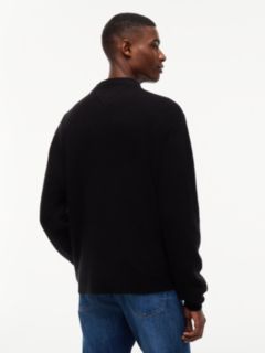 Badge Wool Blend Jumper With Alpaca — Black 4