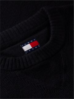 Badge Wool Blend Jumper With Alpaca — Black 6