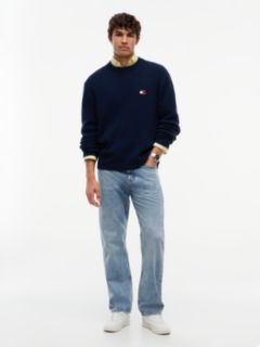 Badge Wool Blend Jumper With Alpaca — Blue 2