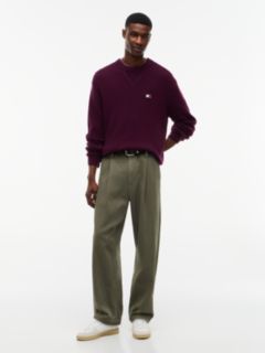 Badge Wool Blend Jumper With Alpaca — Purple 2